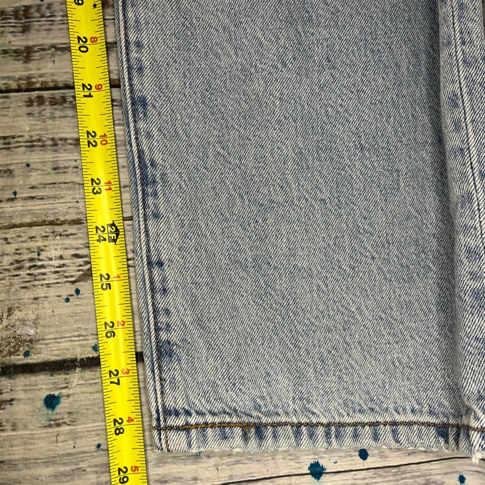 Levis Ribcage Straight Ankle Light Wash Button Fly Jeans Size 28 - Picture 11 of 15